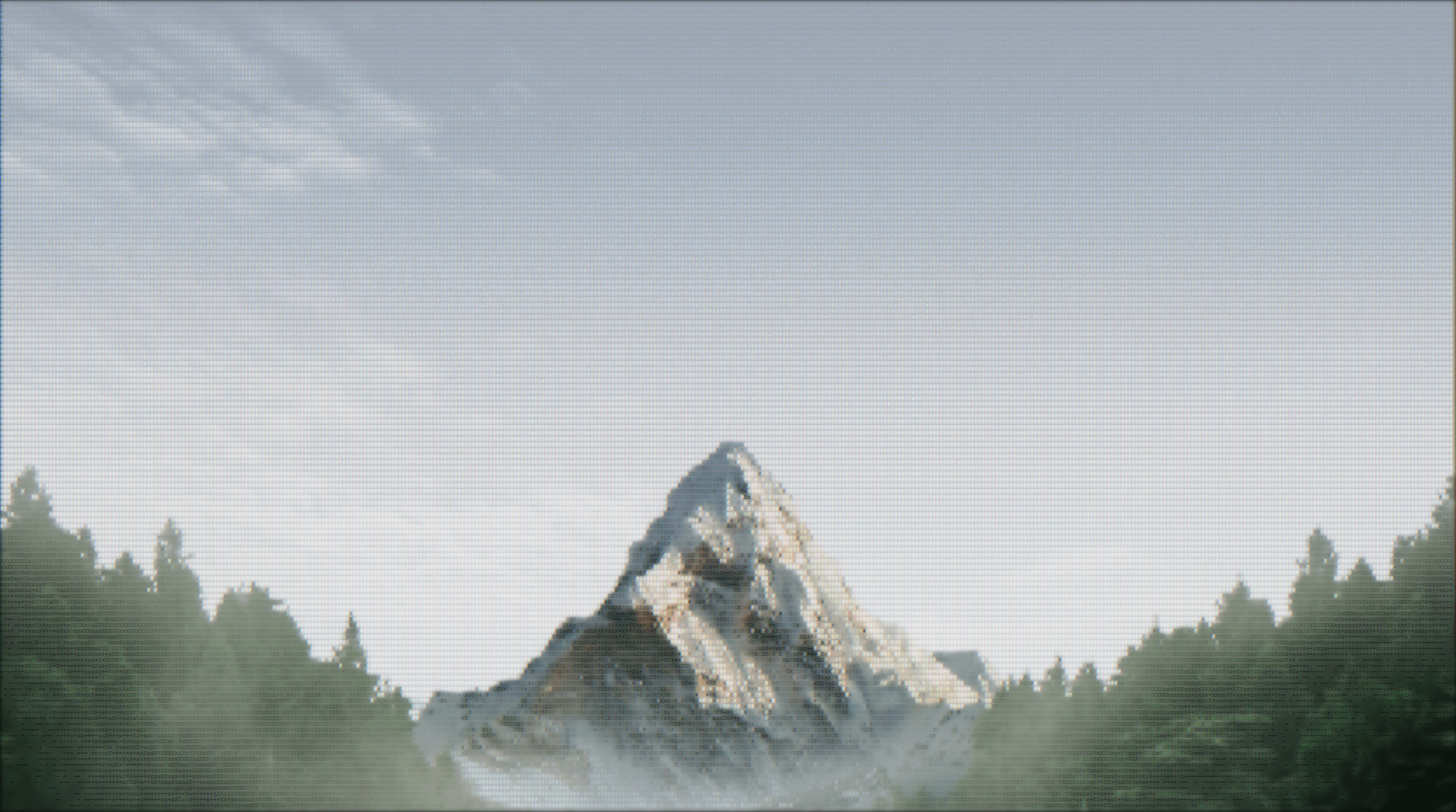 Peak background mountain landscape